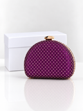 Amethyst Sparkle Evening Clutch – Purple