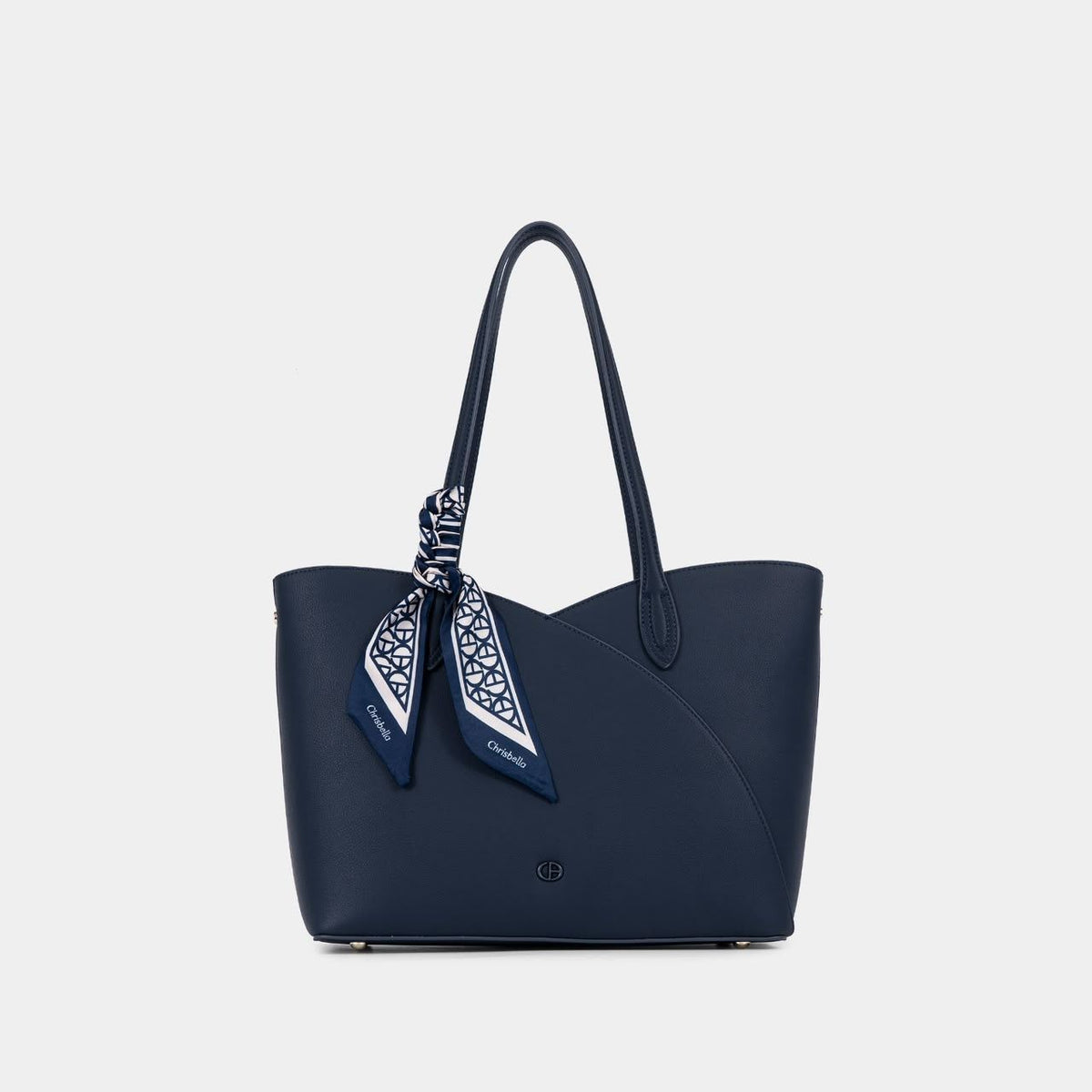 Aria Elegant Shoulder Tote – Midnight Navy