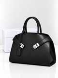 Seraphina Statement Structured Handbag – Classic Black